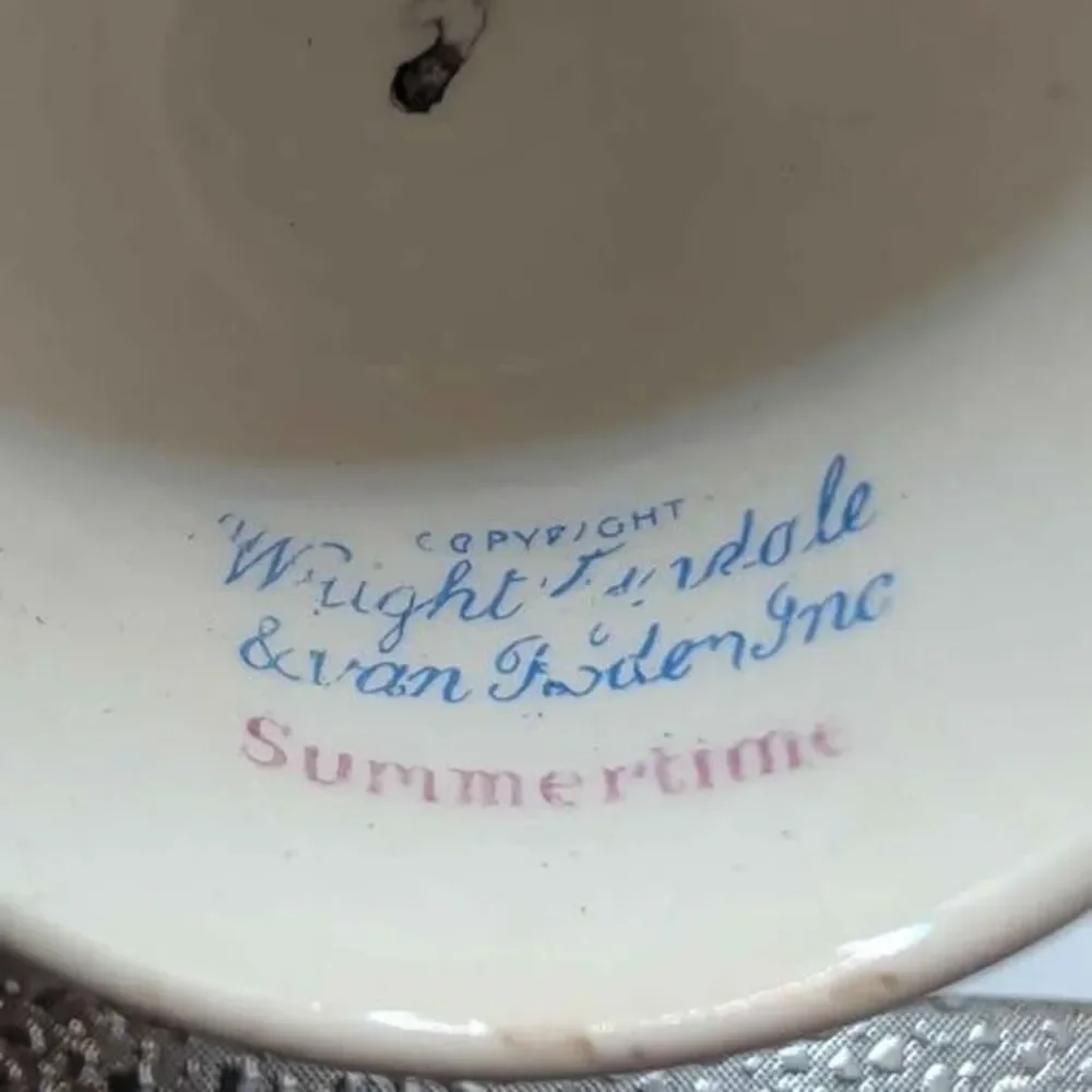 Vintage Royal Winton Summertime Chintz Double Egg Cups Set of 4 Wright Tyndale